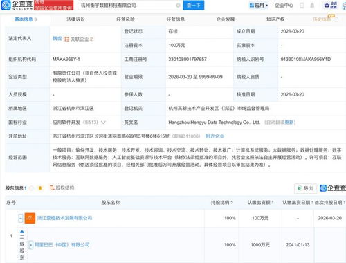 阿里巴巴成立两家数据科技新公司 聚焦数据处理服务升级